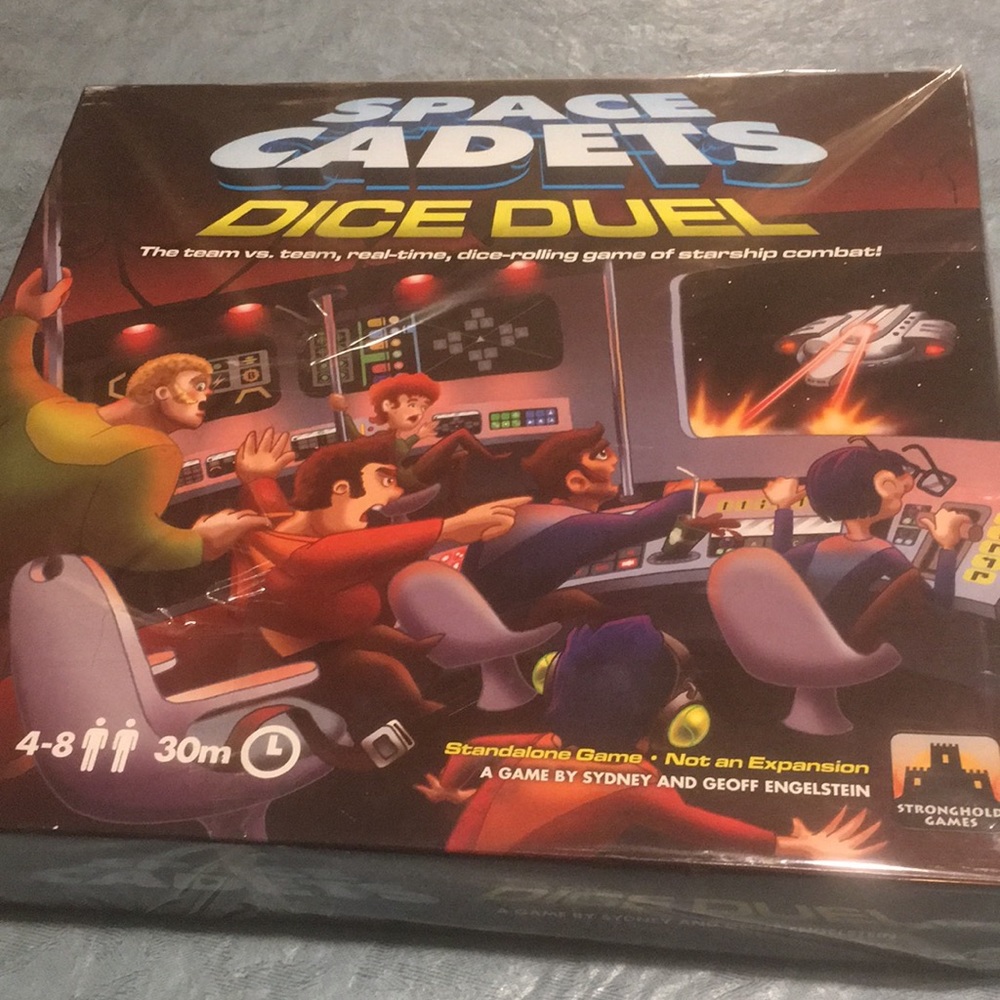 Space Cadets Dice Duel stand alone Board Game Like NEW Condition RARE DICE FUN